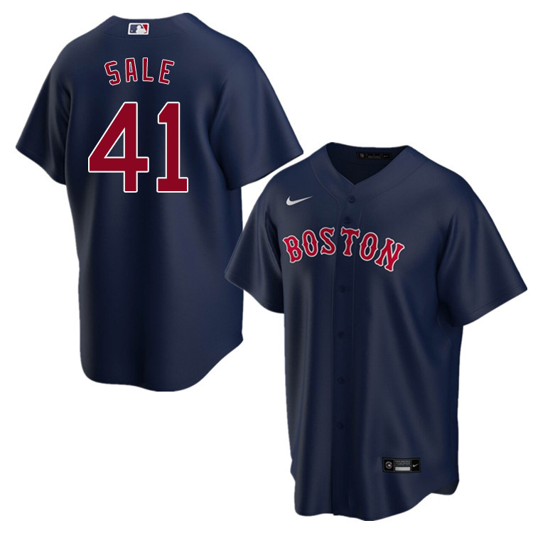 Nike Men #41 Chris Sale Boston Red Sox Baseball Jerseys Sale-Navy
